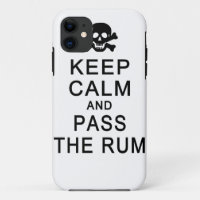 Mantenha-Se Calmo E Passe A capas de iphone De Rum