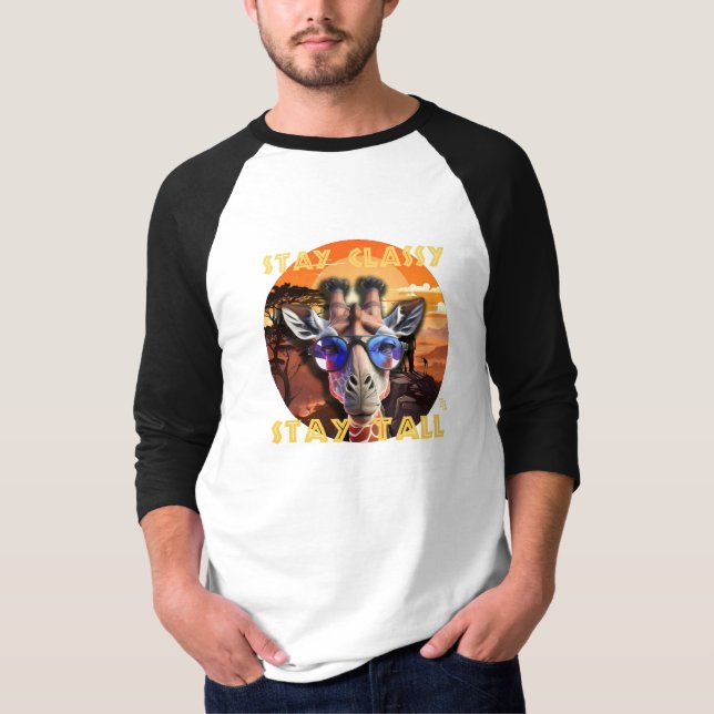 Mantenha-Se Clássico, Seja Alto: Camiseta Inspirad (Frente)