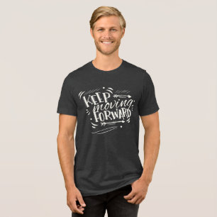 Mantenha-Se Em Frente Com A Camisa De Tripla Retro