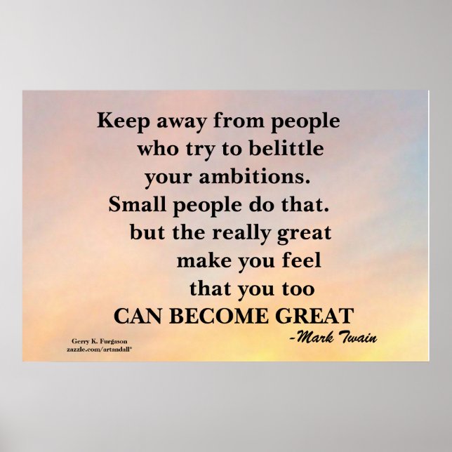 MANTENHA-SE FORA DO POSTER MOTIVACIONAL PESSOAS (Frente)