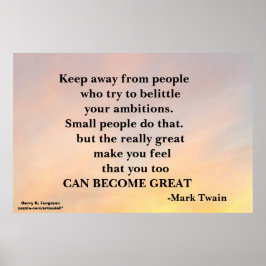 MANTENHA-SE FORA DO POSTER MOTIVACIONAL PESSOAS