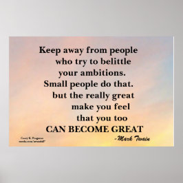 MANTENHA-SE FORA DO POSTER MOTIVACIONAL PESSOAS