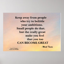 MANTENHA-SE FORA DO POSTER MOTIVACIONAL PESSOAS