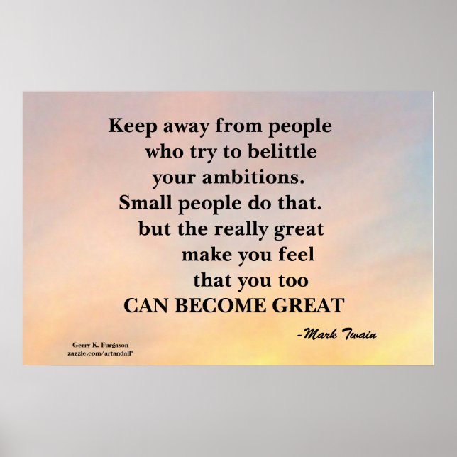 MANTENHA-SE FORA DO POSTER MOTIVACIONAL PESSOAS (Frente)