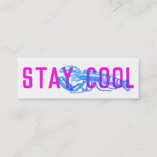 Mantenha-se Legal Cartões de entrega azul roxo