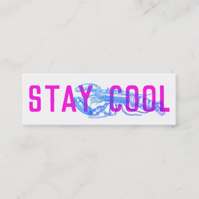 Mantenha-se Legal Cartões de entrega azul roxo (Frente)