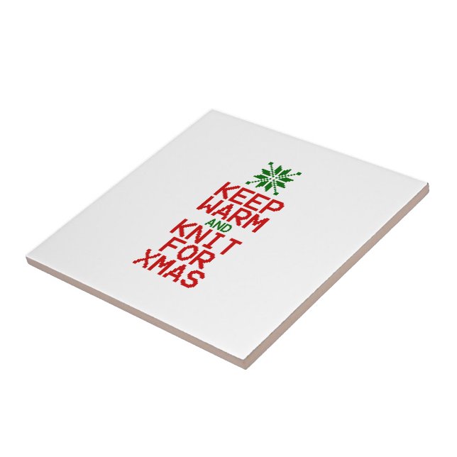 Mantenha-se quente e o Knit para o Natal (Lateral)