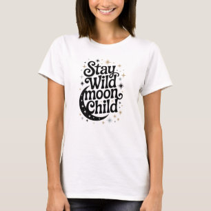 Mantenha-Se Selvagem, Camiseta Infantil