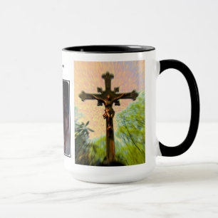 Mantenha seus olhos na caneca de Jesus