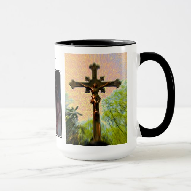 Mantenha seus olhos na caneca de Jesus (Direita)