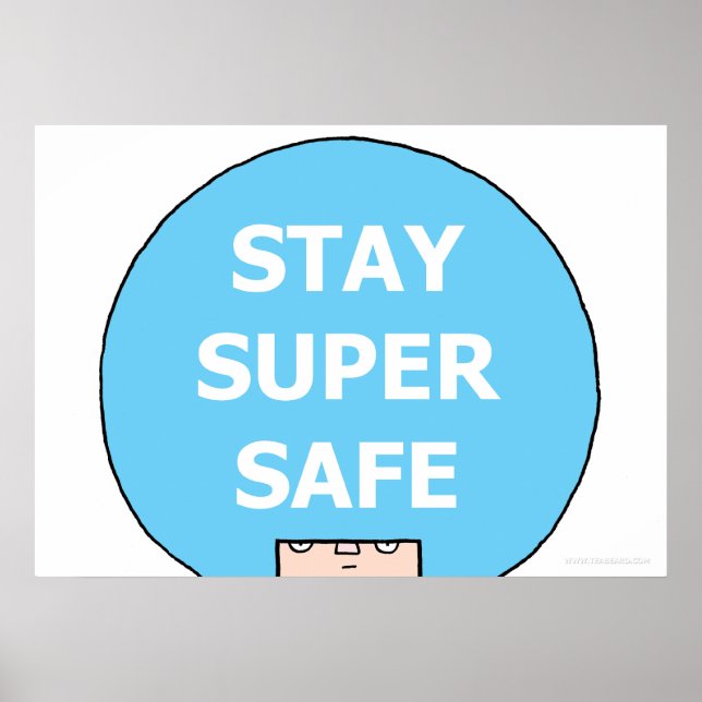 MANTENHA SUPER SAFE (captura de cabeça) Poster de  (Frente)