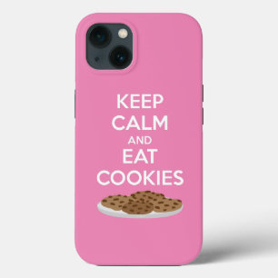 Manter a Capa de telefone de Cookies Calmos e Come