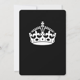 Manter a Coroa Calma a Preto