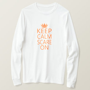 Manter Calma Assustar na Coroa Camiseta Unisex
