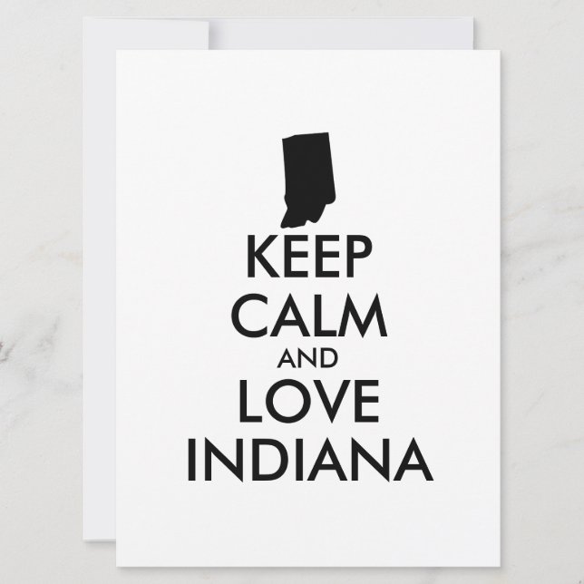 MANTER CALMA E AMOR personalizáveis INDIANA (Frente)