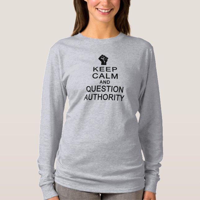 MANTER camisa CALM & QUESTIONITY, escolha o estilo (Frente)