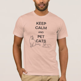 Manter Camisetas de Gatos de Pet