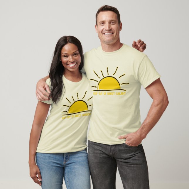 Manter fora das Camisetas de SUNLIGHT Diretas (Unissex)
