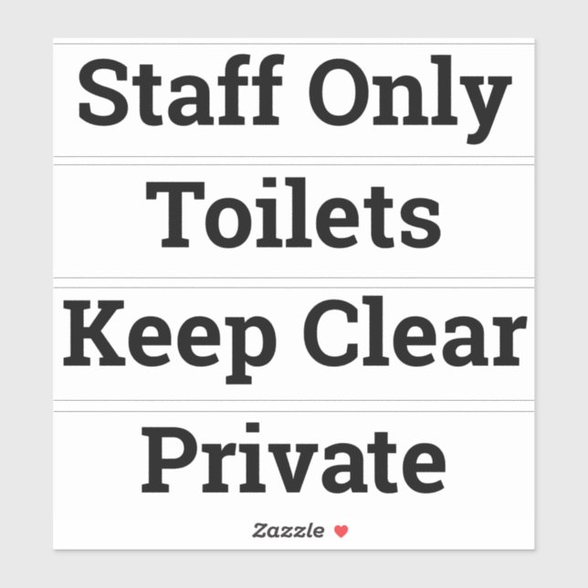 Manter Fora, Sem Entrada, Privado, Sem Adesivo (Folha)