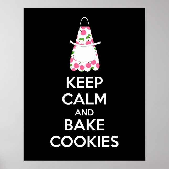 Manter o Poster de Cookies Calmos e Assar (Frente)