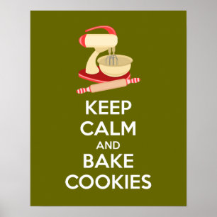 Manter o Poster de Cookies Calmos e Assar