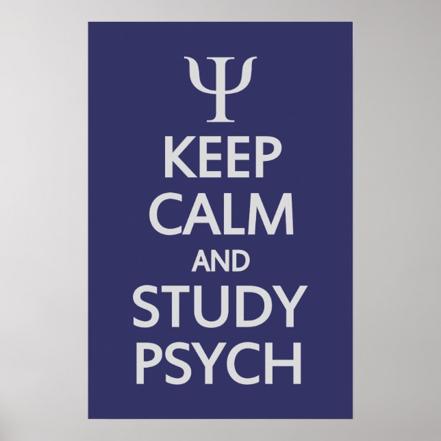 Manter o poster personalizado Psych Calm & Stuch (Frente)