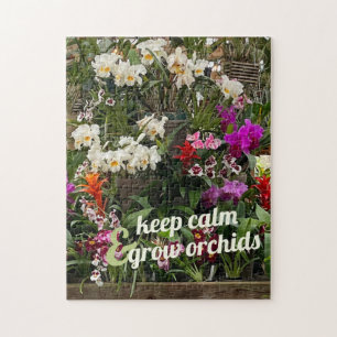 Manter o Quebra-cabeça de Fotografias das Orquídea