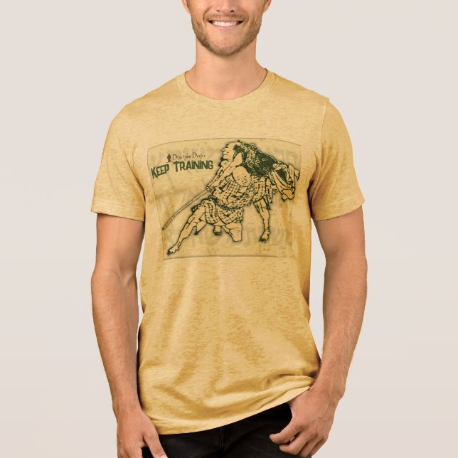 MANTER O TREINAMENTO À Camisa De Combinação Tripla (Frente)