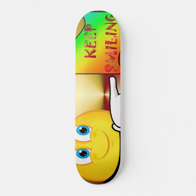 Manter skate sorridente (Frente)