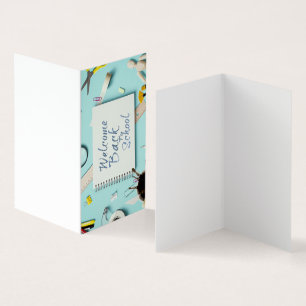 Manuscrito "Bem-vindo De Volta À Escola"