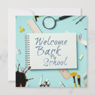 Manuscrito "Bem-vindo De Volta À Escola"