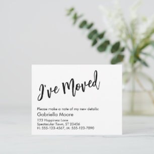 Manuscrito Casual Eu Mudei O Anúncio