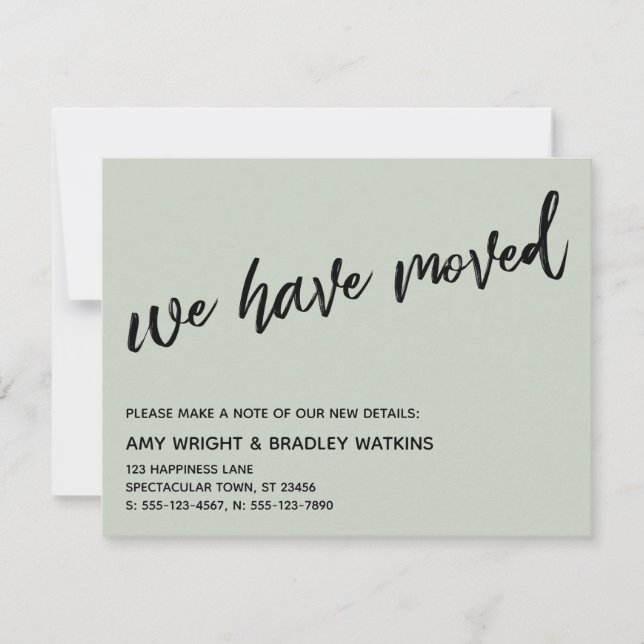 Manuscrito Casual, Mudamos O Anúncio De Sage (Frente)