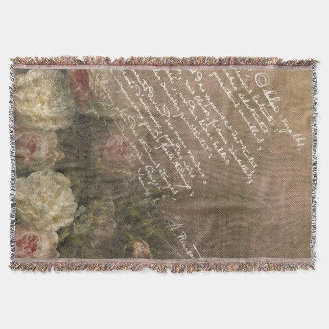 Manuscrito d'Amour - Cobertor (Frente)