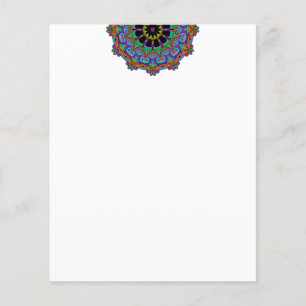 Manuscrito Mandala Relógio Face 24