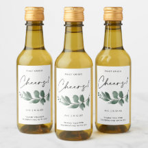 Manuscrito Minimalista do chá de panela Greenery