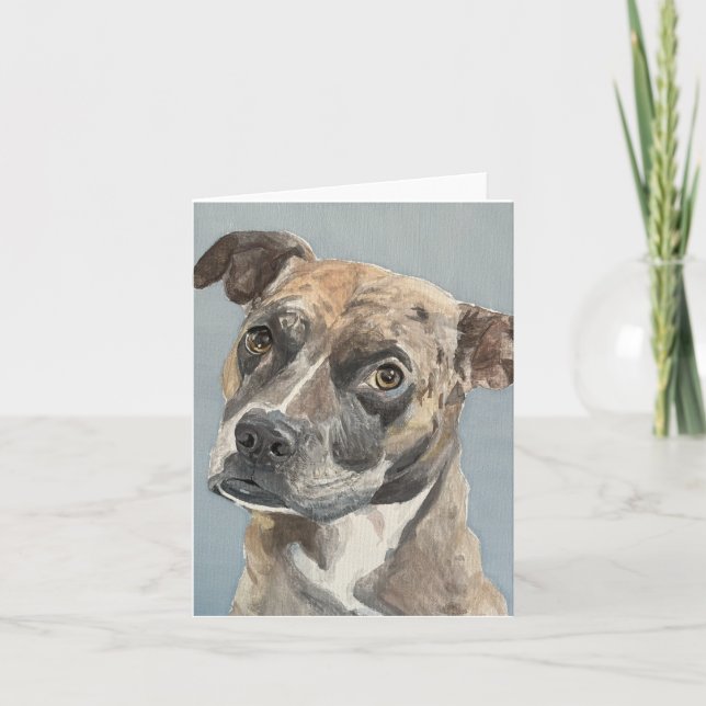 Mão-de-boxer mista pintada no Cartões de agradecim (Frente)