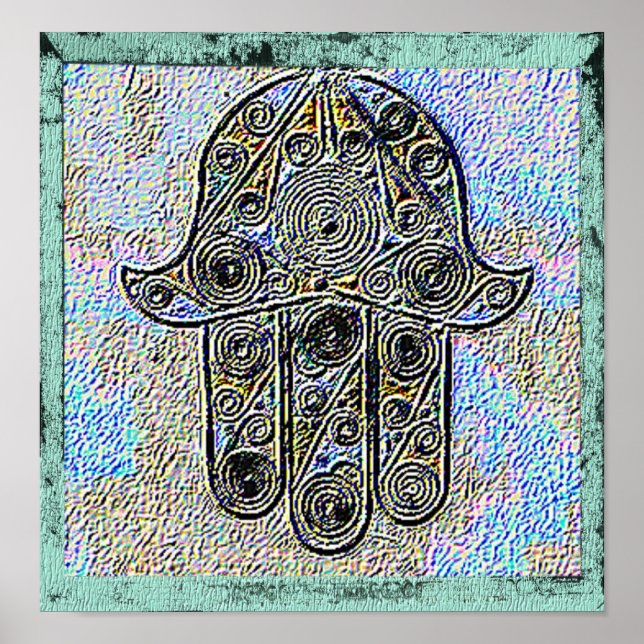 Mão de Fatima Impressão (Frente)