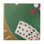 Mão de Poker vencedora de 6 a 10<br><div class="desc">Se todas as mãos de pôquer fossem assim tão boas! Um de seis a dez heteros é a mão vencedora nesta pintura de Chariklia Zarris. Deem-se uma mão vencedora comprando esta peça!</div>