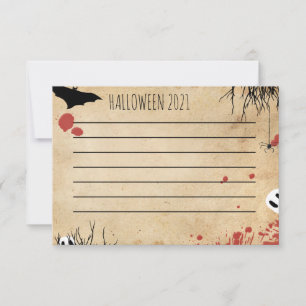 Mão de vazio sangrenta do Halloween ou gravação di