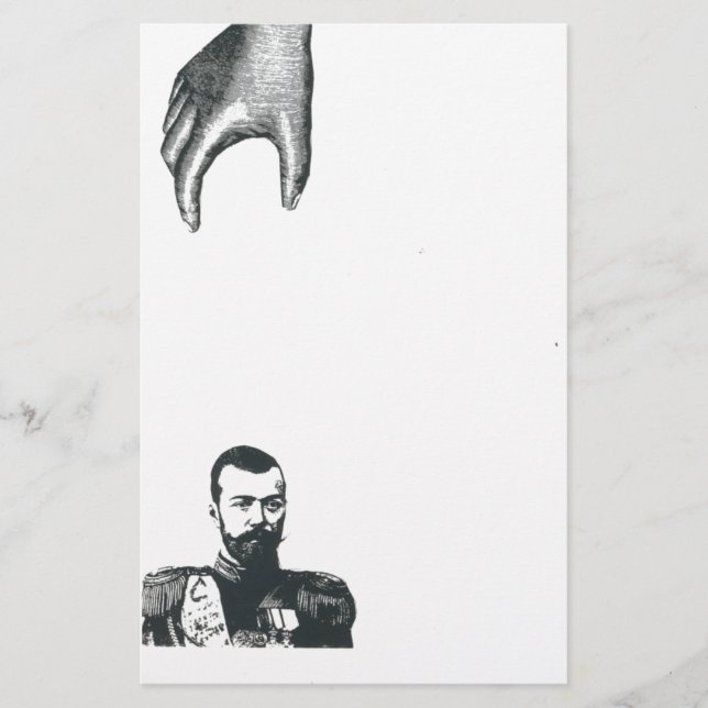 Mão do vintage, distintos artigos de papelaria do (Frente)