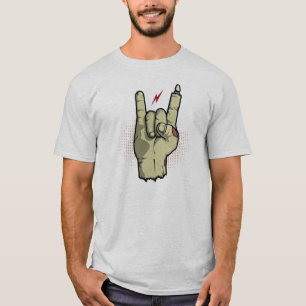 Mão do zombi - a rocha não é camisa inoperante