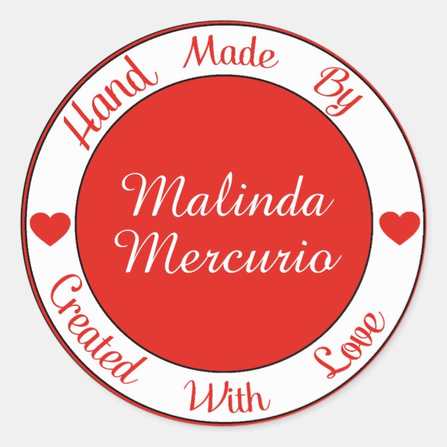 Mão feita por adesivo - SRF (Frente)