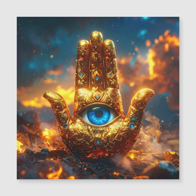 MÃO HAMSÁ - ZEN BUDISMO (Frente)