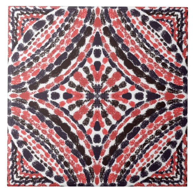 Mão Negra Vermelha-Mediterrânica Pintada (Frente)