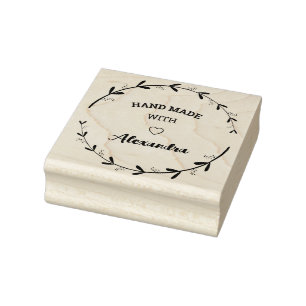 Mão Personalizada Feita Com Carimbo De Borracha