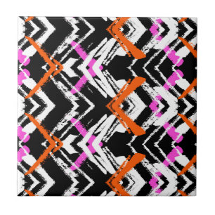 Mão preta, alaranjada, e cor-de-rosa teste padrã