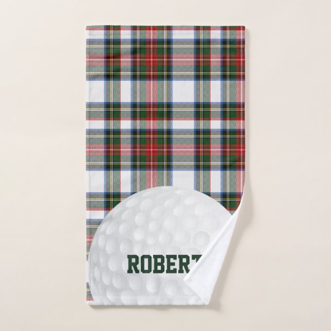 Mão Stewart Dress Tartan Xadrez Toalha de Golfe (Toalha de mão)