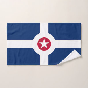 Mão Toalha com Bandeira de Indianápolis, EUA