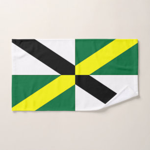 Mão toalha com bandeira de Monterey City, EUA